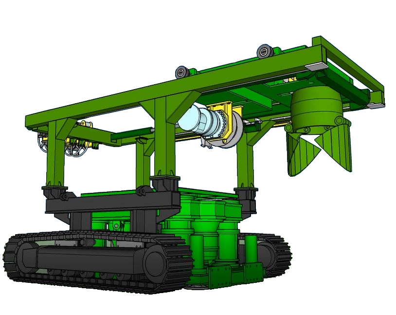 超低空頭全周回転式スライド工法用掘削機（ＳＲＤ－１２００ＨＬⅢ）