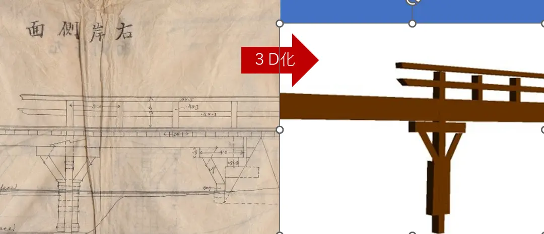 過去の図面を3次元化～眠っている図面の3D化で未来に繋げる～