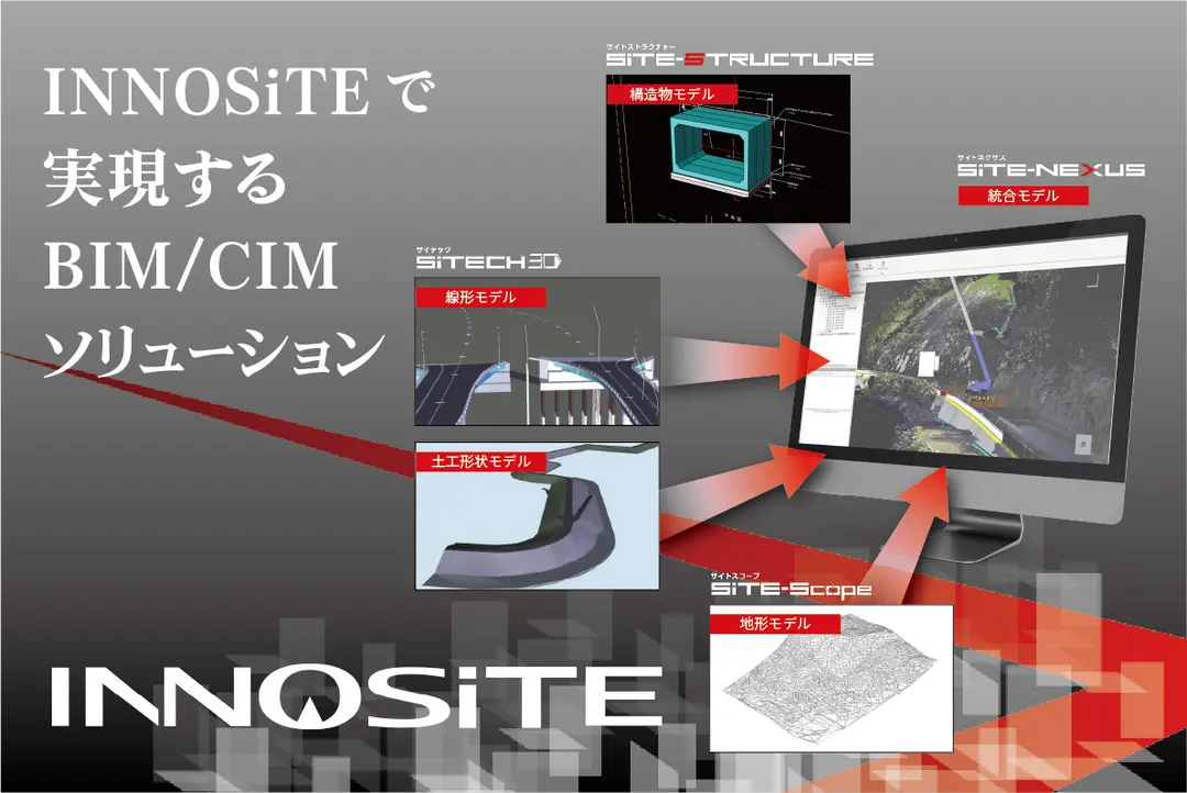 BIM/CIMソリューション「INNOSiTE」シリーズ