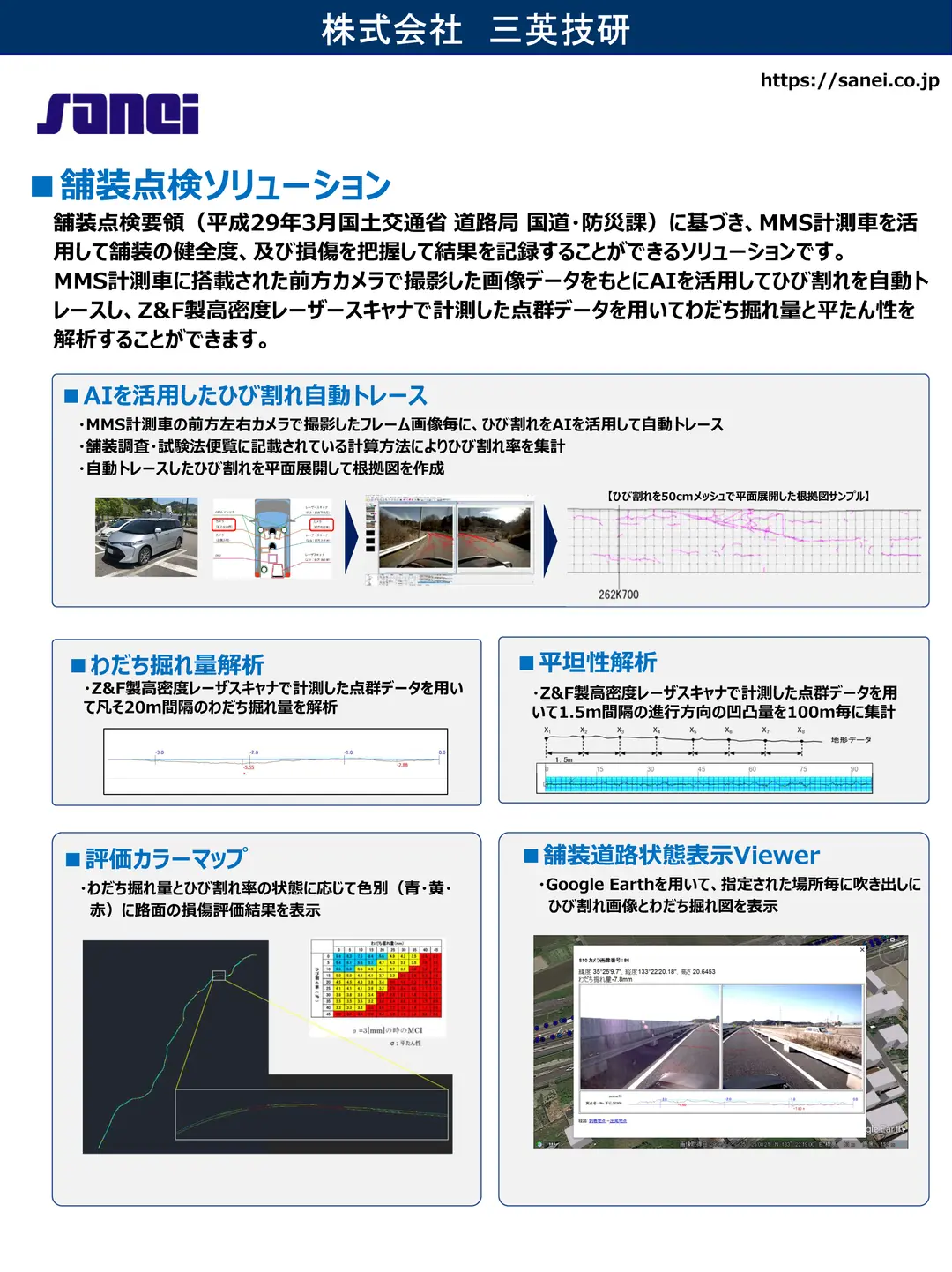 舗装点検ソリューション